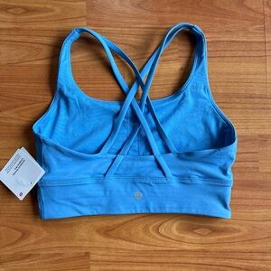 Size 6, Pool Party Blue, lululemon Energy Longline Sports Bra